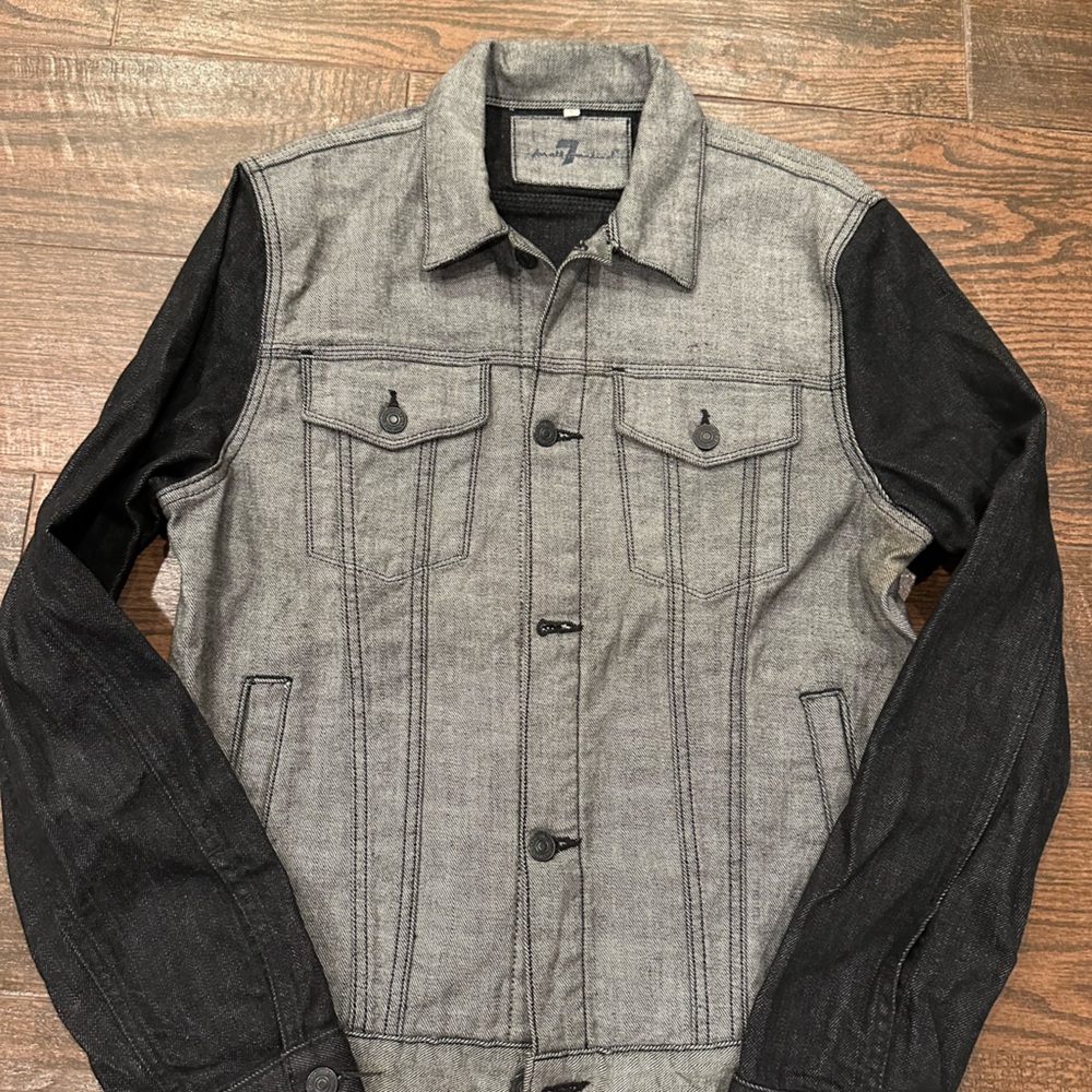 Seven for all mankind men’s denim jacket small